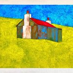 Isle of Lewis Croft (30 x 40cm on canvas board with white border